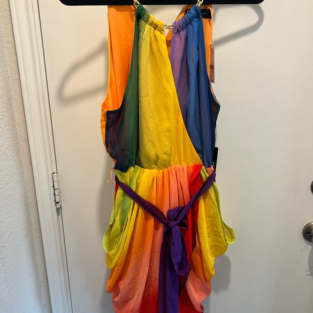 New York & Company Multicolor Dress